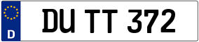 Truck License Plate